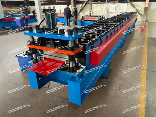 Georgia Wall Panel Roll Forming Machine dla komercyjnych budynków metalowych