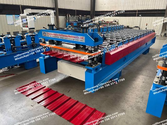 Ethiopia 600 PLC System Kontroli Dachowe Płyty Maszyny Rolowania Żelaza Maszyna