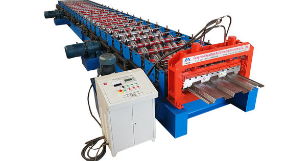 Jakość  Long Life Precise Steel Floor Deck Roll Forming Machine with CE fabryka