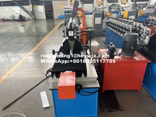 2.8t 0,6mm PLC Roll Forming Machine Drywall z regulowaną długością cięcia