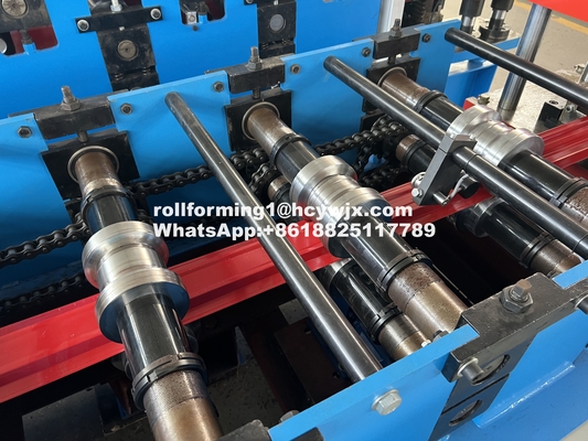 4+4kw Całkowita moc Sliding Custom Roll Forming Machine z hydrauliczną cięciem