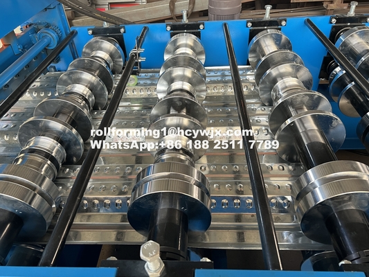 PLC sterowane podłogi Deck Roll Forming Machine 400mm H wiązki stalowej ramy 1220mm szerokości