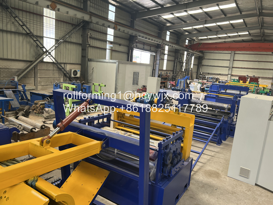GI / PPGI Przecinek z recylerem 0,12-5 m/min Grubość materiału