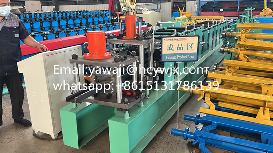 PLC Control C Purlin Roll Forming Machine z 14-18 stacjami rolkowymi