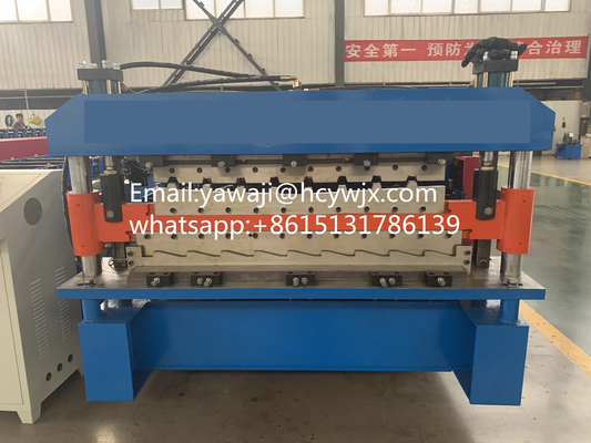 1250 mm szerokość materiału Maszyna do formowania rolki z podwójnym pokładem z 380v 50Hz 3 fazy System elektryczny