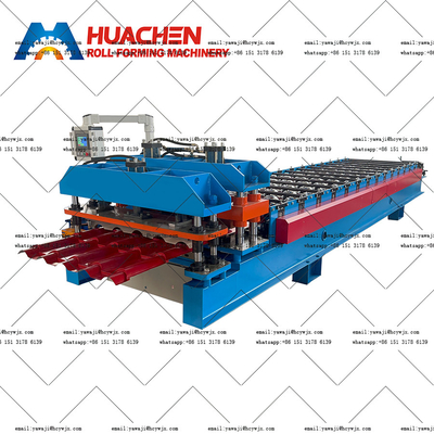 Maszyna do formowania płytek ze szklanych dachów o średnicy 1200 mm z 14 stacjami