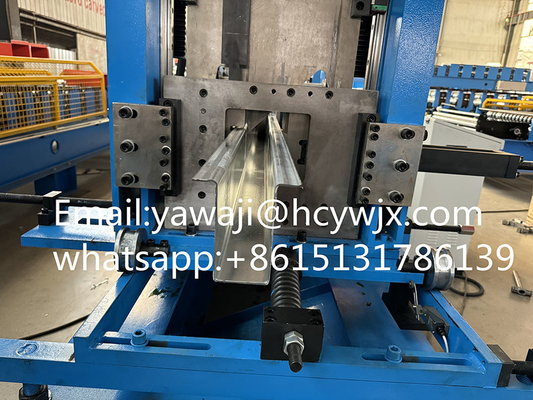 Hydrauliczne cięcie stalowe zgalwanizowane OMEGA Purlin Roll Forming Machine z CE