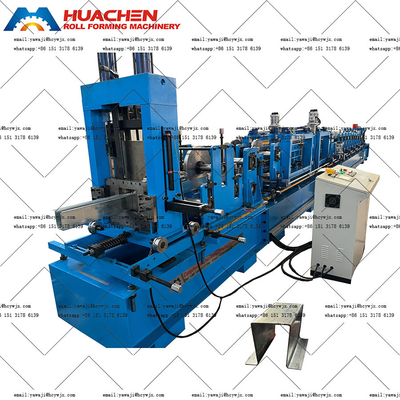 Hydrauliczne cięcie stalowe zgalwanizowane OMEGA Purlin Roll Forming Machine z CE