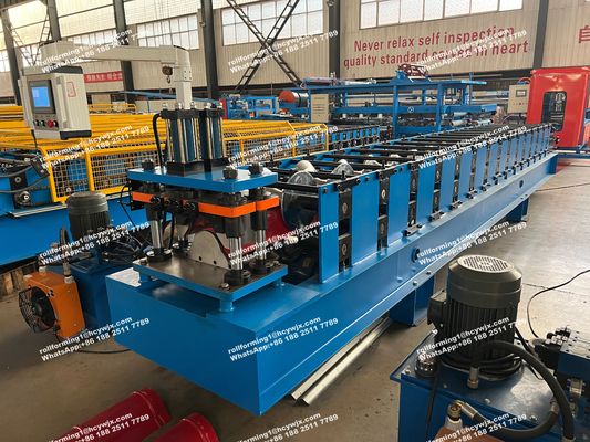 Hydrauliczne cięcie inteligentne stalowe dachówki płytki formowania maszyny