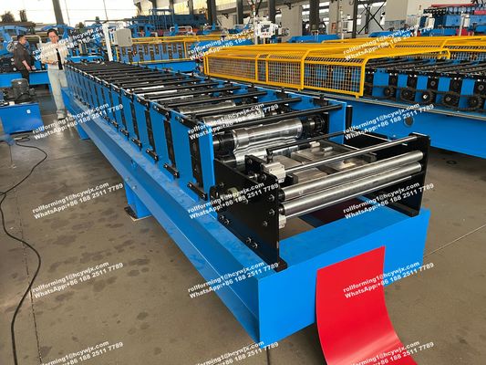 Automatyczna maszyna do tworzenia rolki, maszyna do produkcji płytek dachowych, hydrauliczne cięcie