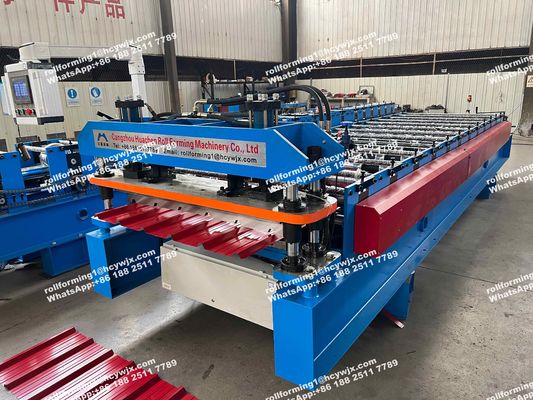 Maszyny do formowania rolek z galwanizowanej arkuszy metalowej o pojemności 1250 mm Moc 5,5 kW