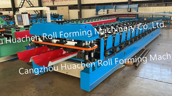 An automatic sheet rolling forming machine used for manufacturing roof panels