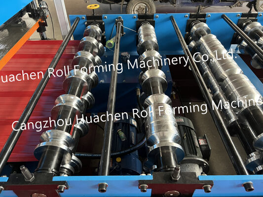 Całkowicie automatyczna maszyna do produkcji płytek dachowych z falistego metalu