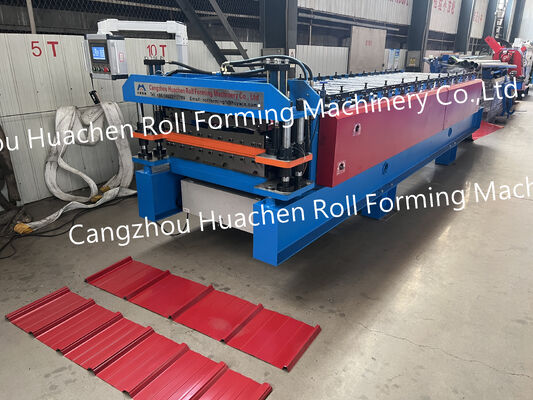 Trapezoidal single-layer and double-layer ceramic tile sheet forming machine