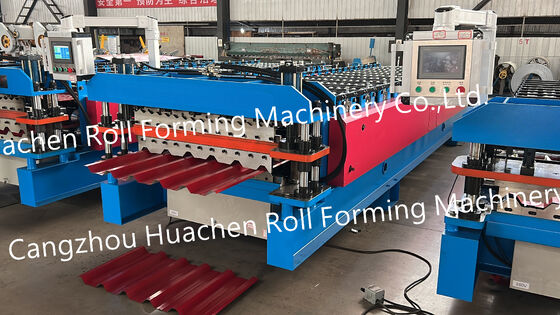  Panel Roof Panel Production Machine Roll Forming Machine Color Steel Roll 