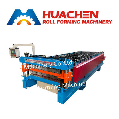 Putai Metalowe faliste płyty dachowe Wytwarzanie PPGI / PPGL / Gi / GL Cink Stalowe dachówki płytki Roll Forming Machine
