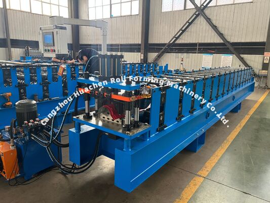Wysokiej wydajności maszyna do formowania rolki z metalową czapką do produkcji dachówek