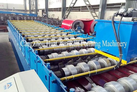 Custom IBR Roofing Sheet Roll Forming Machine 0 - 15m / min For Wall
