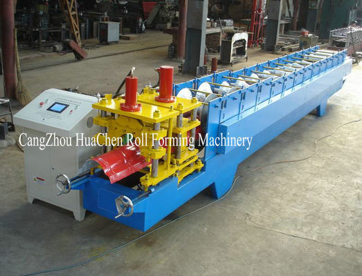 Civilian Buildings Ridge Cap Cold Roll Forming Machine With CE Certification