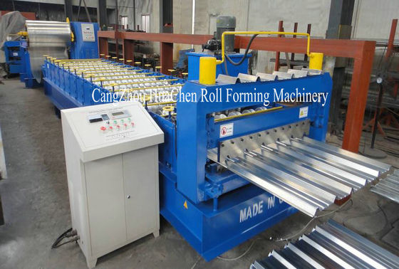 Hi-Rib IBR Roof Sheet Roll Forming Machine Automatic 14 Rows Color Steel Plate