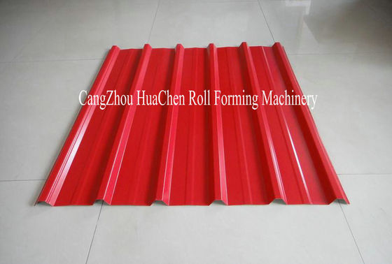 Sinusoidal Metal Corrugated Sheet Making Machine 380V Customized