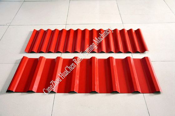 Color Steel Plate Double Layer Roll Forming Machine 1250mm Width