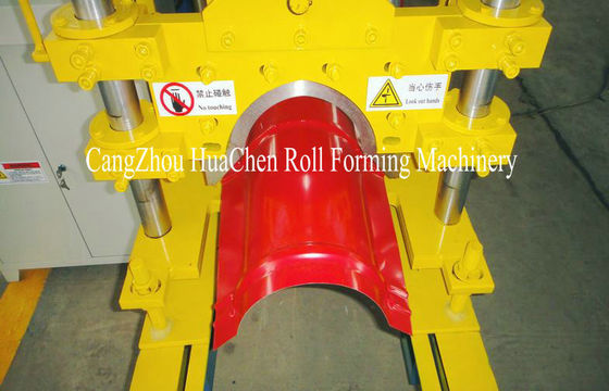 15 Rollers Steel Roof Ridge Cap Tile Roll Forming Machine ISO CE
