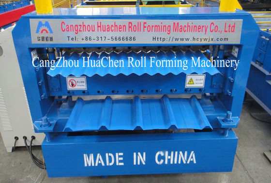 Popularna dwuwarstwowa maszyna do formowania rolek z metalowym dachem z bezpieczną osłoną