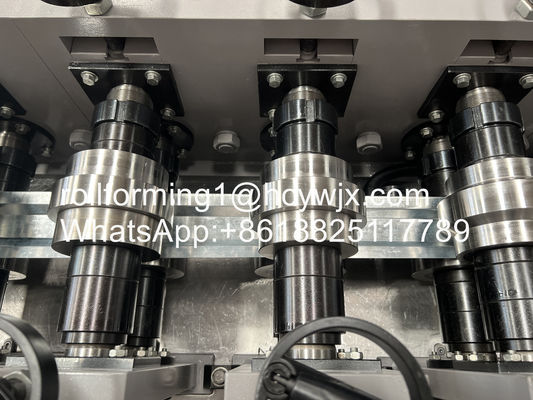 175 mm Wałek ze stali łożyskowej Maszyna do formowania profili na zimno Omega 380v 50hz 3 fazy