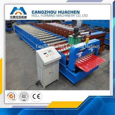 High Speed Roof Wall Siding Panel Roll Forming Machine Construction Material Color Steel
