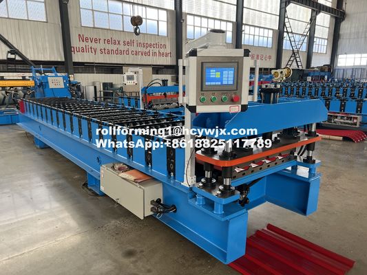 914mm Aluminium dachówki Sheet Making Machine PLC Control