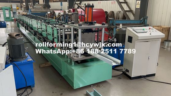 Wysokiej precyzji 1,8 mm C Purlin Roll Forming Machine Produkcja Zmiana wielkości