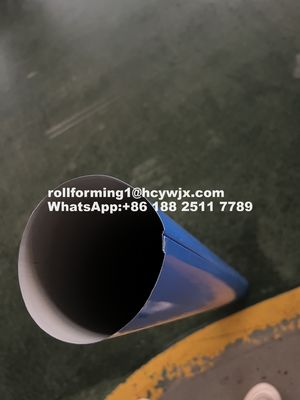 10-15 m/min Prężność maszyny do formowania rolki z rury dolnej dla rynku o dużym zapotrzebowaniu