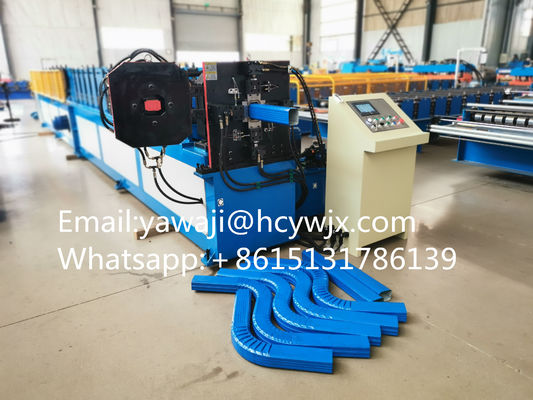 Roof Gutter Downspout Elbow Machine Rain Steel Downspout Roll Forming Machine z łokciem