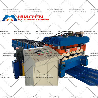 0.3-0.6 mm grubość materiału ściana dach płytki rolkowania maszyny o średnicy wału 70 mm