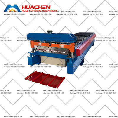 Dostosowalna maszyna do formowania rolki dachowej o dużym rozpięciu z średnicą wału 70 mm i napięciem 380v 50Hz 3 fazy