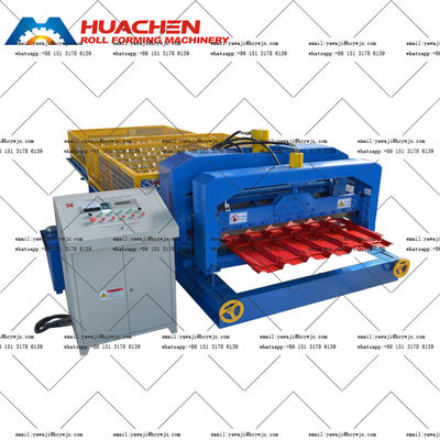 0.3mm Aluminiowy Profil Szklanej Strony Roll Formowania Maszyna