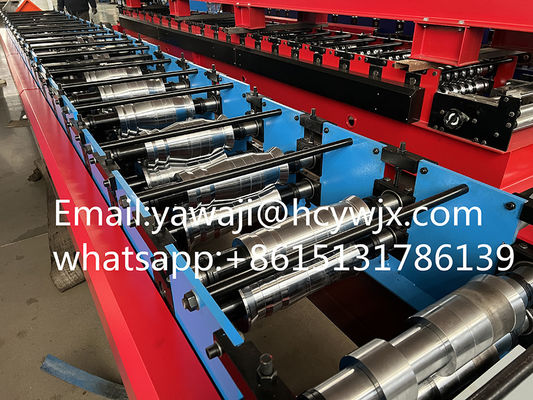 Galvanized Ridge Roofing Gutter Roof Panel Roll Forming Machine 410mm Width