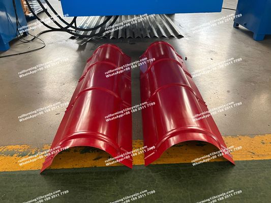 Automatyczna maszyna do tworzenia rolki, maszyna do produkcji płytek dachowych, hydrauliczne cięcie