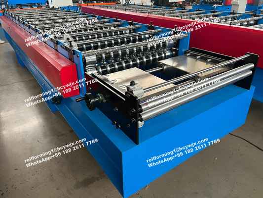 Wysokowydajna maszyna do formowania blach trapezowych z napędem łańcuchowym do paneli ściennych i elewacyjnych