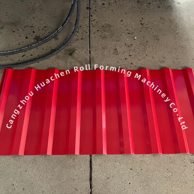 Wysokiej prędkości 15 m/min Dwukrotna warstwa walcowana maszyna do formowania rolki z sterowaniem PLC Panasonic i 45# tłumieniem stali