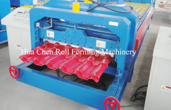 Niestandardowe dachu panelu szkliwione rolki Maszyna do formowania / Maszyna do produkcji blachy