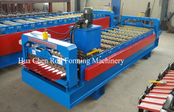 5 Ton Pasywny Decoiler Hydrauliczny panel ścienny Roll Forming Machine 0.3-0.6mm