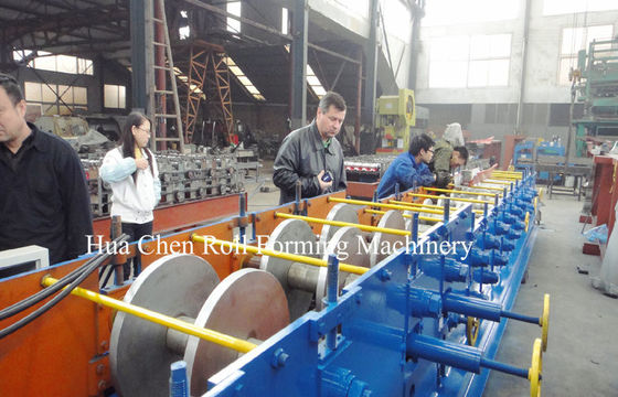 Rack Beam C Channel Roll Forming Machine 8-12m / Min Metal Forming Equipment