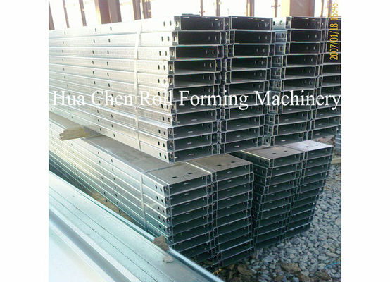 Rack Beam C Channel Roll Forming Machine 8-12m / Min Metal Forming Equipment