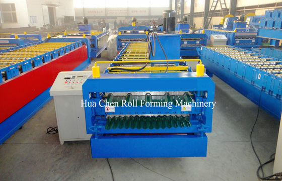 IBR i falista dwuwarstwowa maszyna do formowania rolek do blachy stalowej z CE