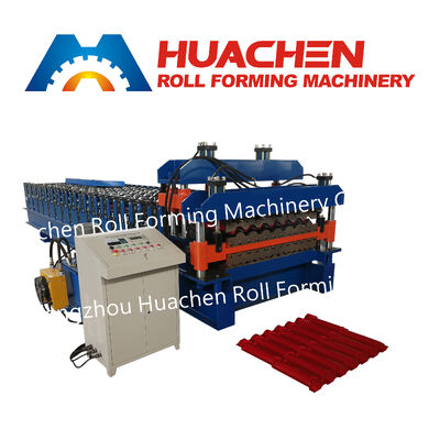 Gorąca sprzedaż Tuff Rib Metal Roofing Making Machine z Pre-Cutter Max Rib AG Panel Roll Forming Machine