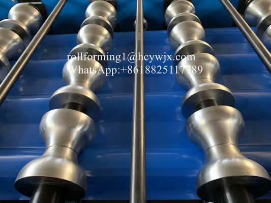 Metalowy dach Glazed Tile Cold Roll Forming Machine Z 5T Decoiler ręczny