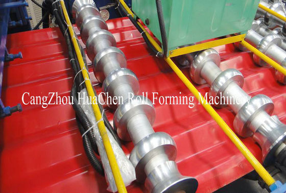 Metal Plate Rolling Glazed Tile Roll Forming Machine Equipments For Roof