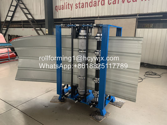 Ppgi Gi 6m / min Zaciskarka do blach dachowych Plc Ręczne gięcie